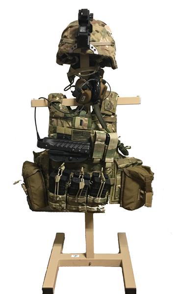 tactical gear stand - tactical gear rack - police gear stand - police gear rack