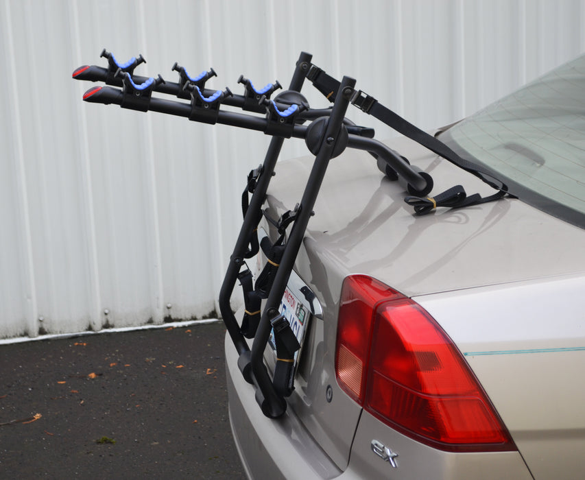 Holiday Bike Rack Bundle: 3 Bike Rack for Cars, SUV's, Vans with FREE 10 ft Cable Lock Included