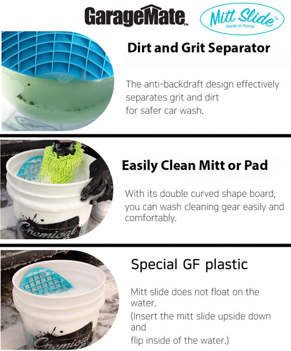 Heininger GarageMate Mitt Slide Dirt and Grit Separator for Car Wash