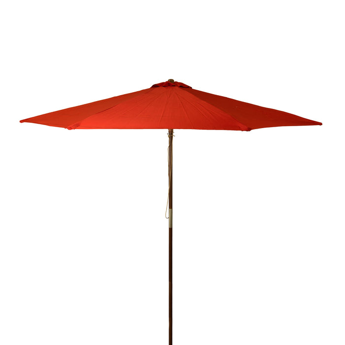 9 ft Classic Wood Patio Umbrella