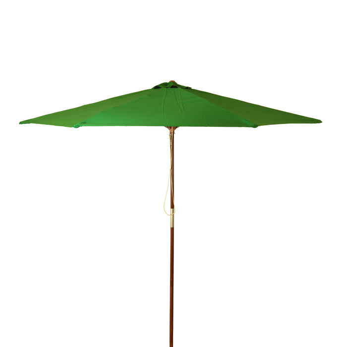 9 Foot Classic Wood Patio Umbrella