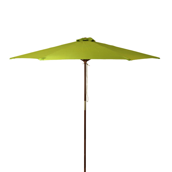 9 ft Classic Wood Patio Umbrella