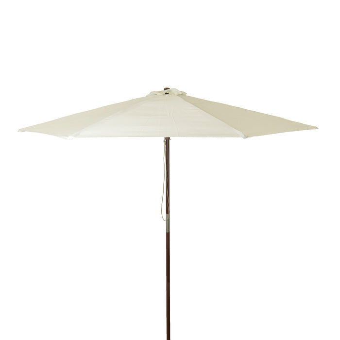 9 ft Classic Wood Patio Umbrella