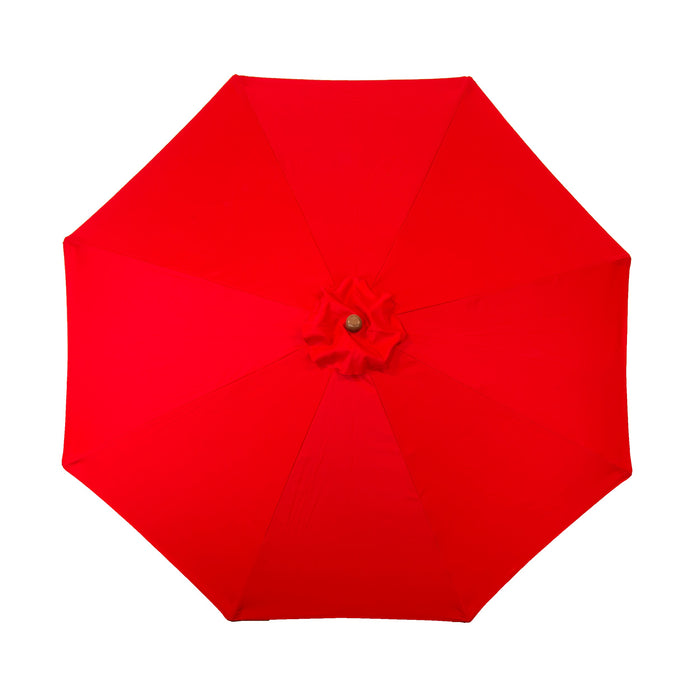 9 ft red wooden patio umbrella DestinationGear 9 ft. Classic Wood Market Patio Umbrella, Red