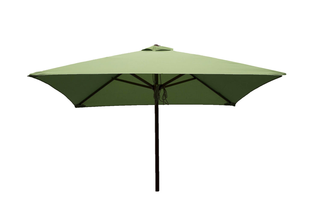 Classic Wood 6.5 ft Square Patio Umbrella