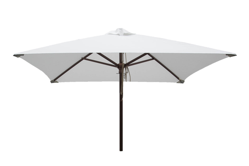 Classic Wood 6.5 ft Square Patio Umbrella