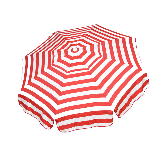 6 ft Italian Acrylic Striped Patio Umbrellas