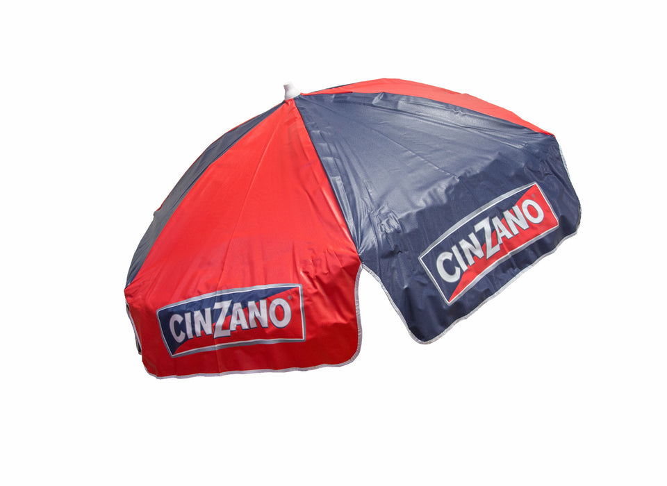 6 ft Cinzano Vinyl Umbrella