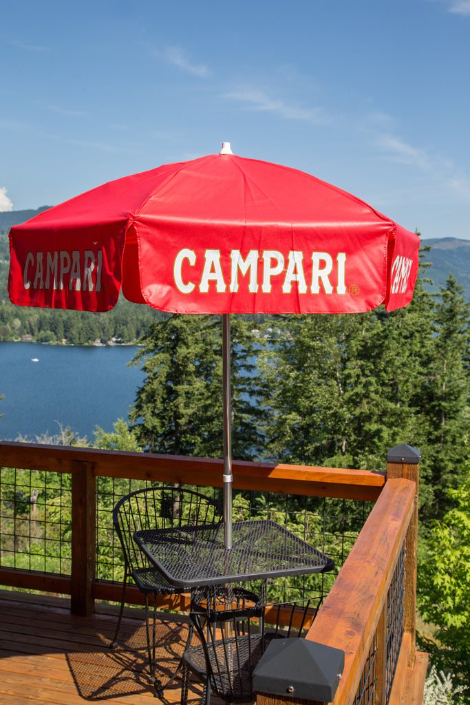 aperol patio umbrella 6 ft Campari Umbrella | Campari Patio Umbrella
