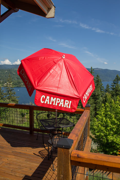 6 ft Campari Vinyl Umbrella
