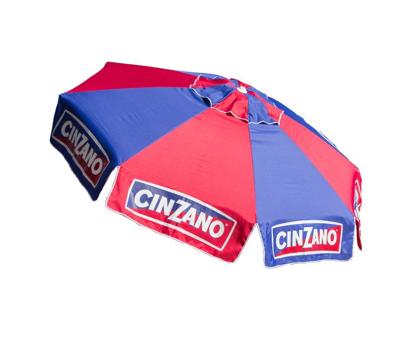 8 ft Cinzano Deluxe Beach and Patio Umbrella with Storage Bag