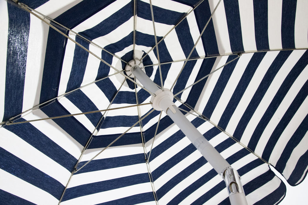 6 ft Italian Acrylic Striped Patio Umbrellas