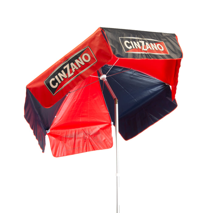 6 ft Cinzano Vinyl Umbrella